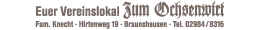 Gasthof zum Ochsenwirt Logo